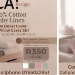BABY DUVET COVER 100% COTTON